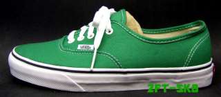   AUTHENTIC GREEN MENS SKATE CASUAL WALK SHOES JELLY BEAN TRUE WHITE