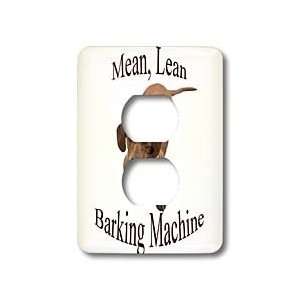 Sandy Mertens Dog Designs   Dachshund Barking Machine   Light Switch 