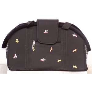   Dog Carrier   Open Top Pet Carrier   Embroidered Dog
