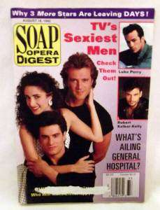 Soap Opera Digest 8/18/92 Gabrielle Carteris   Peter Bergman   Tracy 