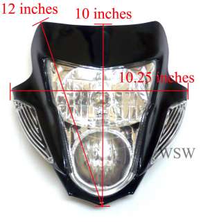 Streetfighter Headlight Fairing GSXR ZX6 ZX10 R6 R1 CBR  