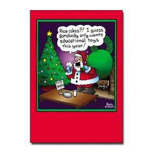   Set of 12 Funny Cartoon Christmas Cards & Envelopes