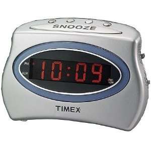    Timex T101S Extra Loud LED Alarm Clock   Silver Electronics