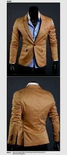   Mens Casual Slim Blazer Hooded Suit Top Jacket X11 M XL 3 COLOR  