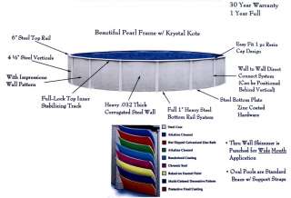   Reprieve 21 x 48 Round Above Ground Metal Frame Swimming Pool Kit