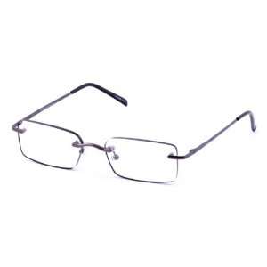 Foster Grant Composer Mens Rimless Readers with Cases (2 pack)