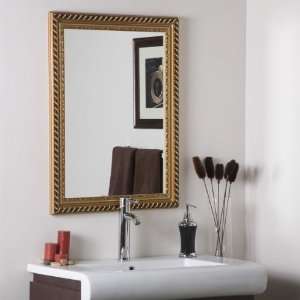  Marina Gold Framed Wall Mirror bathroom   572607 Patio 