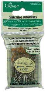 100 Clover Quilting Pins Boxed Fine Notions CLQ2509  