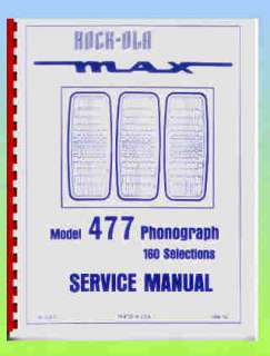Rock Ola 477 Jukebox Service Manual  