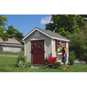   Williamsburg Colonial Garden Shed Panelized Kit: Patio, Lawn & Garden