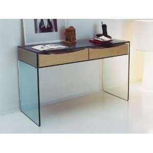  Gulliver 2 Modern Glass Console Desk by Tonelli Furniture 