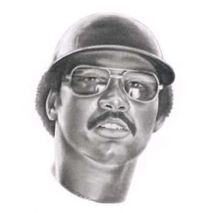 Reggie Jackson by Bailey. Size 11 inches width by 14 inches height 