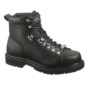 Bates 5.5Black Canyon Leather Motorcycle Riding Boots with Laces and 