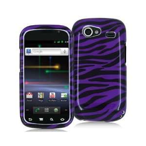   GOOGLE NEXUS S i9020 BLACK PURPLE ZEBRA PATTERN CASE: Cell Phones