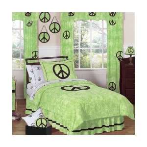   Green 3P Full / Queen Comforter Set   Teen Girl Bedding: Home