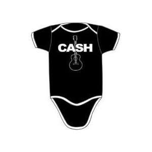  Johnny Cash Guitar Onesie Baby