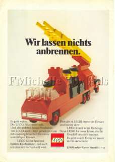 1975 Lego Fire Truck Trade Ad  