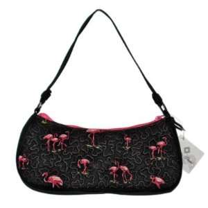  Donna Sharp Flamingo Josie Quilted Handbag Purse By Quilts By Donna 