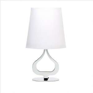  Enigma Jeanie White Shade Table Lamp
