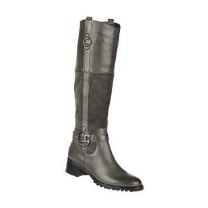 Etienne Aigner A1413L2 Rugged Green Womens Velvet Boot in Rugged Grey
