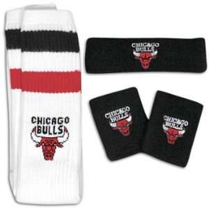 Bulls For Bare Feet NBA Sock/Wrist & Headband Set Sports 
