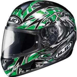  HJC CL 16 Slayer Motorcycle Helmet Mc4 Green Automotive