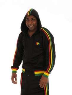    rasta4real BLACK Rasta Lion of Judah FULL ZIP HOODIE Clothing
