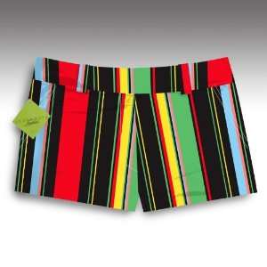 Loudmouth Golf Womens Mini Shorts: Hot Dog   Size 2