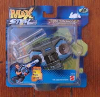 MAX STEEL Secret Attack Boombox MOSC MAX STEEL TOYS  