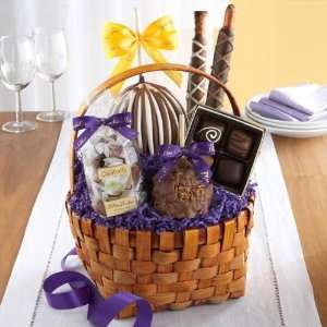 Get Well Soon Gourmet Caramel and Chocolate Apple Gift Baskets  