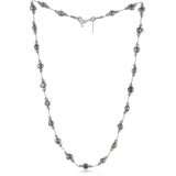 Margo Morrison New York Small Grey Freshwater Pearl Toggle Necklace 