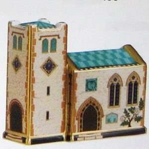  Royal Crown Derby Miniature House Collection Church 4.75 