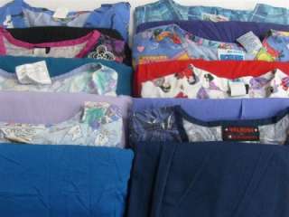 Medical Dental Scrubs Lot of 8 Outfits Sets Size XL Extra Large  