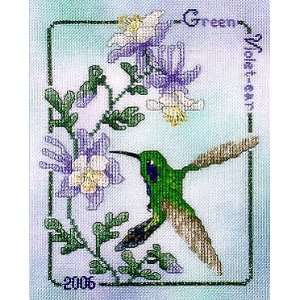  Green Violet Ear Hummingbird 26   Cross Stitch Pattern 