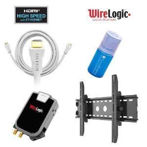   Wall Mount Bracket, 12 Foot HDMI Cable, Power Surge Protector and a