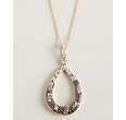 dove s diamond mocha diamond and black diamond mosaic pendant necklace