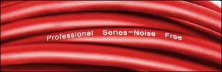 GLS Audio Bulk Pro Microphone Mic Mike Cable 300ft RED  