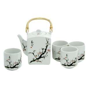  Japanese Cherry Blossom Tree Tea Set