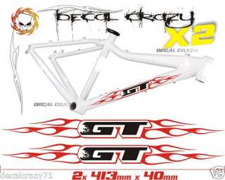 GT Bicycles Mountain Bike Vinyl decalsstickers Frame  
