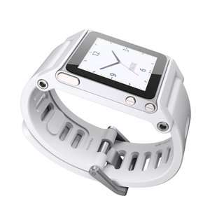 NEW LunaTik TikTok Wrist Watch Case for iPod Nano 6G   White  