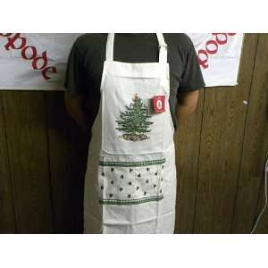  Spode Christmas Tree Kitchen Apron: Home & Kitchen
