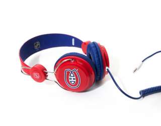   Canadiens Coloud DJ Style iPod Over Ear Headphones Model Zi12 NHL Habs