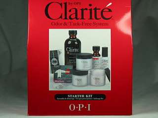 OPI CLARITE STARTER KIT Acrylic Nail Powder Liquid  