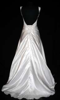 Org$829 Maggie Sottero Diamond White 8 Informal Wedding Ball Gown 
