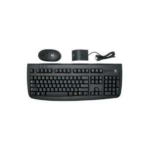   English Wireless Logitech Keyboard and Mouse Set (Black) Electronics
