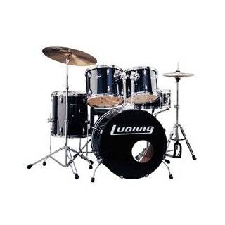 Ludwig Accent Combo 5 Piece Drum Set   Black