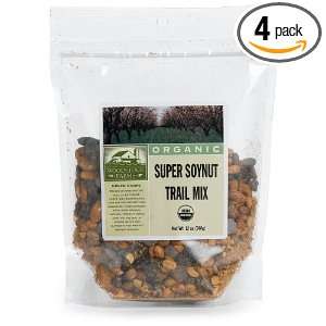   Farms Super Soynut Trail Mix, Organic, 12 Ounce Bags (Pack of 4