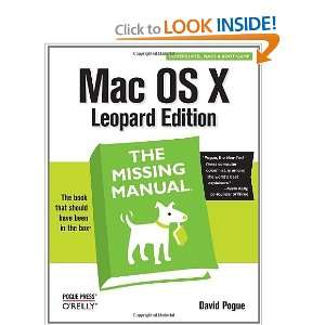 Mac OS X Leopard The Missing Manual and over one million other books 