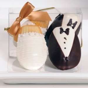  Chocolate Bride and Groom Madeleine Wedding Favors Health 