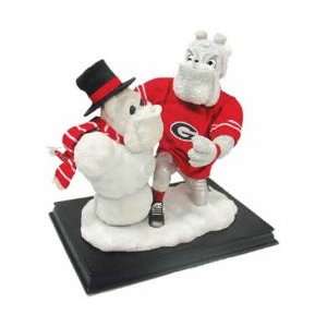    Treasures Georgia Bulldogs Mascot & Snowman
